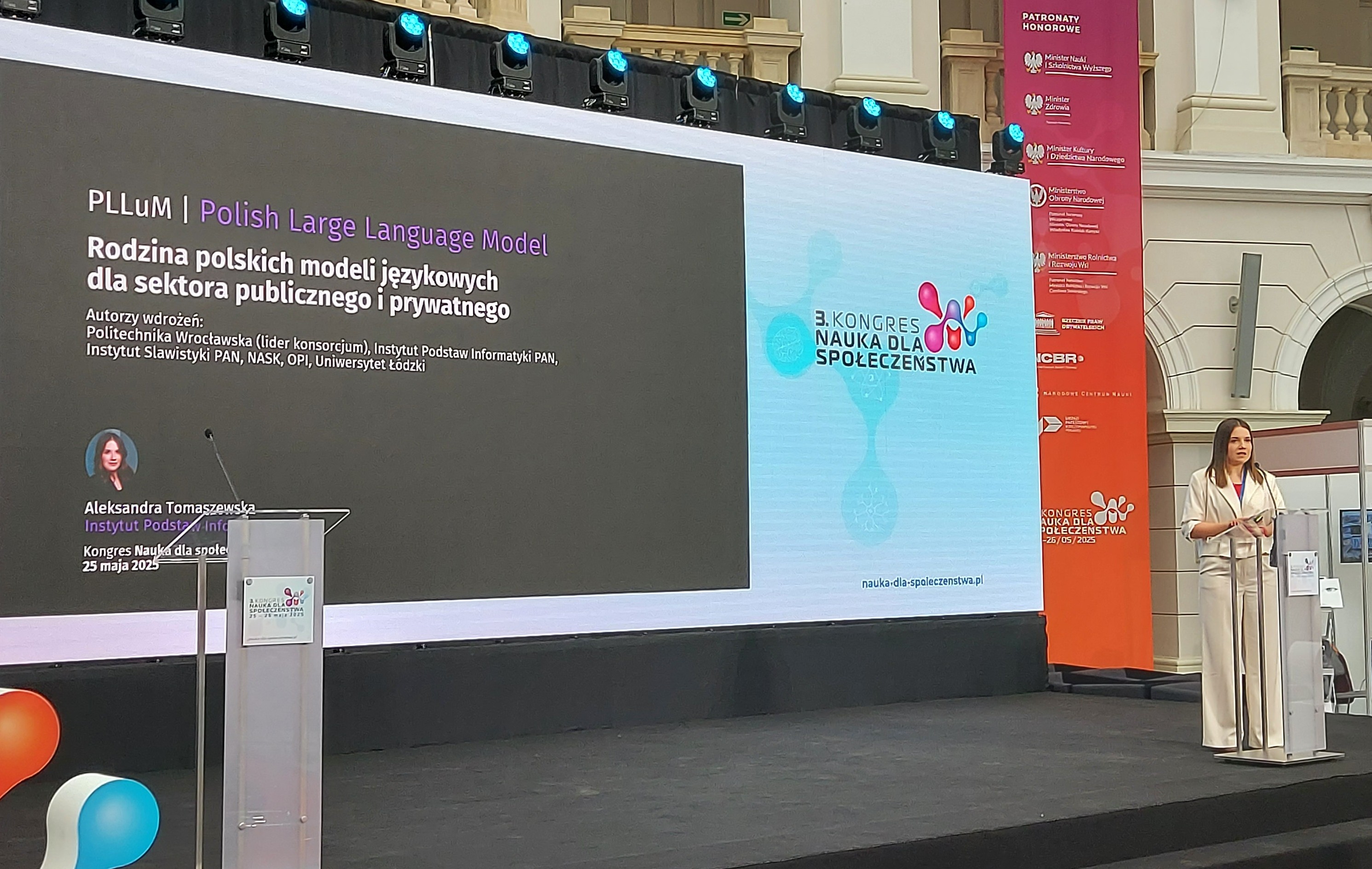 Kongres Nauka dla Społeczeństwa - Aleksandra Tomaszewska: PLLuM 3. Kongres Nauka dla Społeczeństwa